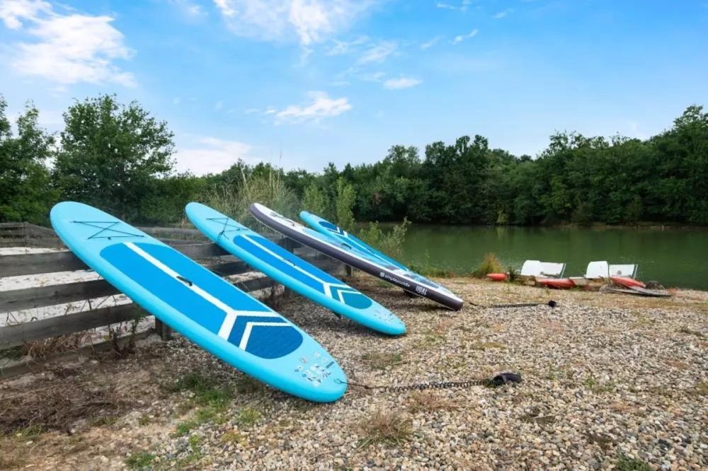 Camping Les Lacs D'Armagnac Bretagne-d'Armagnac Exterior photo